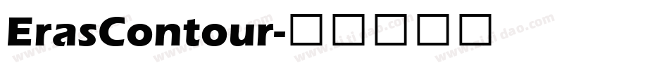 ErasContour字体转换
