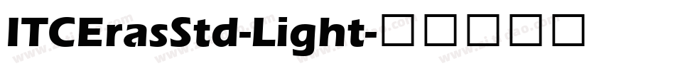 ITCErasStd-Light字体转换