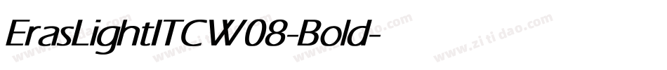 ErasLightITCW08-Bold字体转换