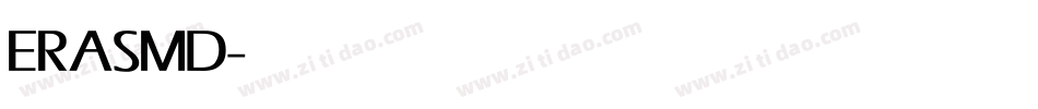 ERASMD字体转换