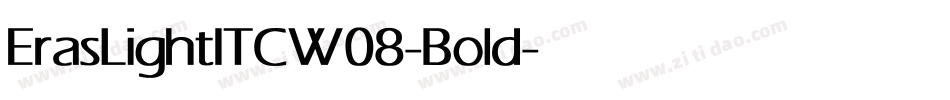 ErasLightITCW08-Bold字体转换