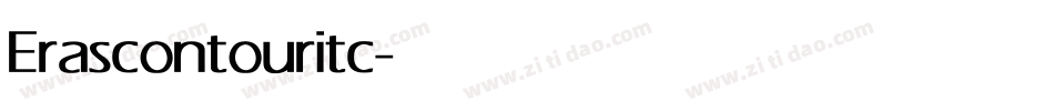 Erascontouritc字体转换
