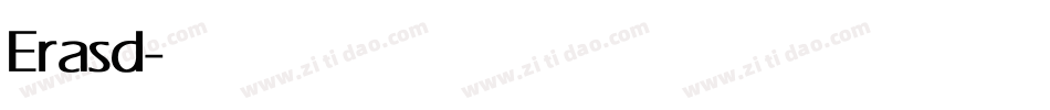 Erasd字体转换