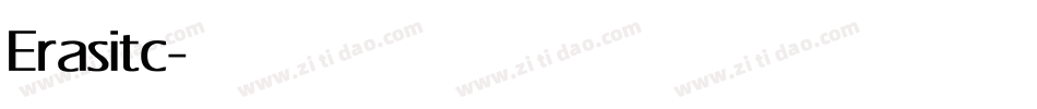 Erasitc字体转换