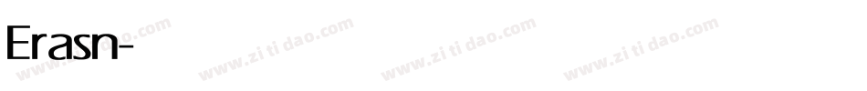Erasn字体转换