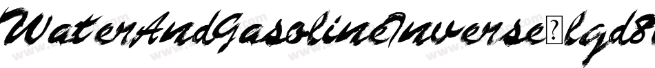 WaterAndGasolineInverse-lgd8V字体转换