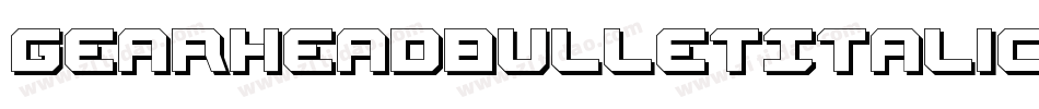 GearheadBulletItalic-gYn3字体转换
