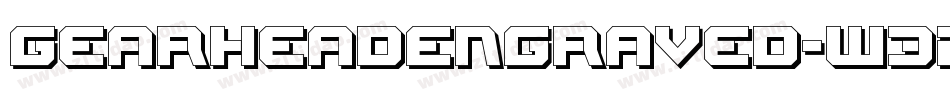 GearheadEngraved-W329字体转换