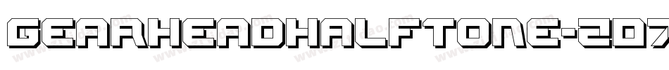 GearheadHalftone-ZD7l字体转换