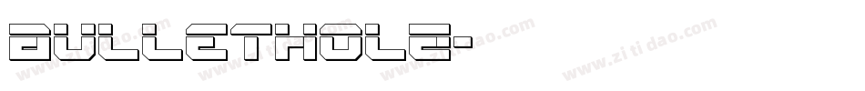 BulletHolz字体转换