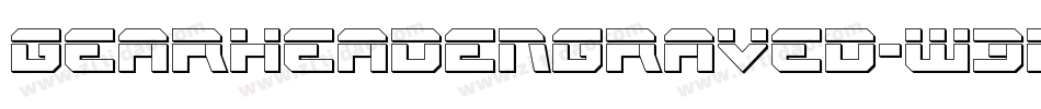 GearheadEngraved-W329字体转换