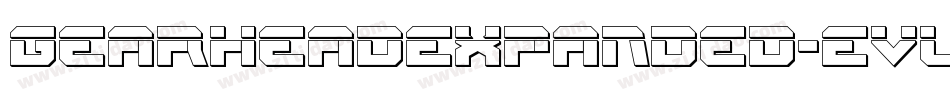 GearheadExpanded-EvLg字体转换