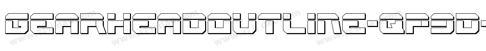 GearheadOutline-qP9d字体转换