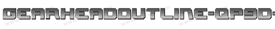 GearheadOutline-qP9d字体转换