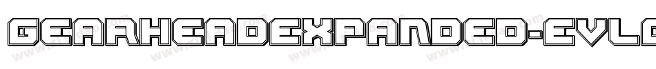 GearheadExpanded-EvLg字体转换