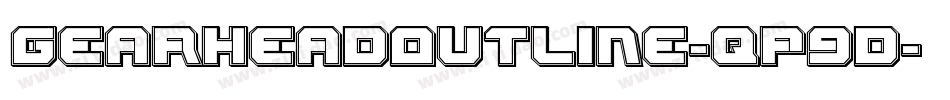 GearheadOutline-qP9d字体转换