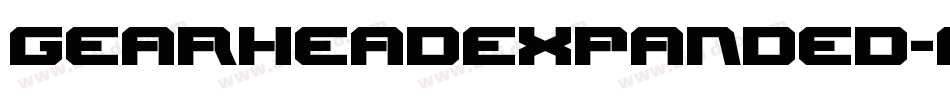 GearheadExpanded-EvLg字体转换