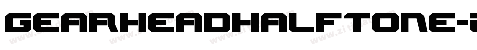 GearheadHalftone-ZD7l字体转换
