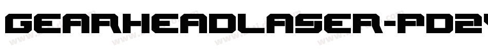 GearheadLaser-pd2v字体转换