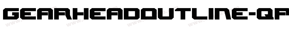 GearheadOutline-qP9d字体转换