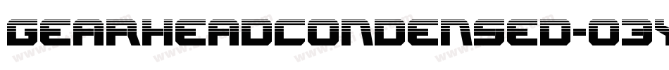 GearheadCondensed-03yr字体转换