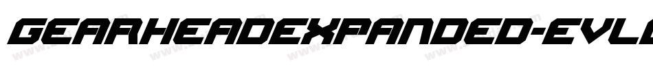 GearheadExpanded-EvLg字体转换