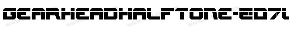 GearheadHalftone-ZD7l字体转换