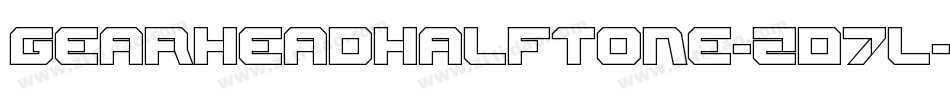 GearheadHalftone-ZD7l字体转换