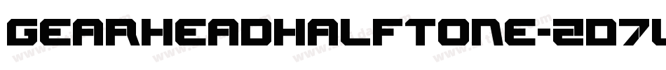 GearheadHalftone-ZD7l字体转换