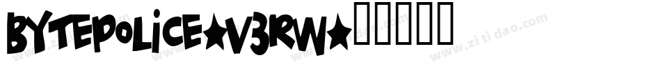 BytePolice-V3Rw字体转换