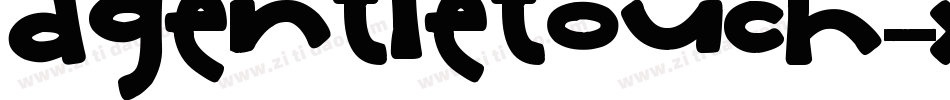 AGentleTouch-Xye2字体转换