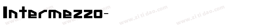 Intermezzo字体转换