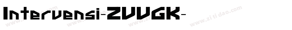 Intervensi-ZVVGK字体转换