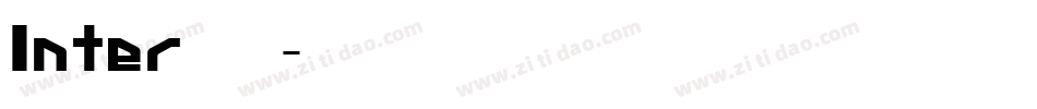 Inter生成器字体转换