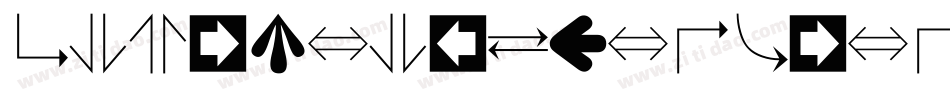 HYTianYuFengXingTiJ字体转换