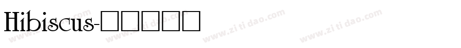 Hibiscus字体转换