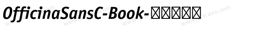 OfficinaSansC-Book字体转换