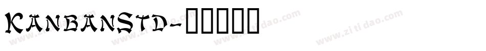 KanbanStd字体转换