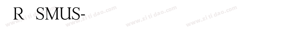 ERASMUS字体转换