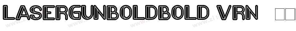 LaserGunBoldBold-VRn0字体转换