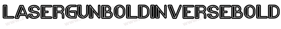 LaserGunBoldInverseBold-JDKE字体转换