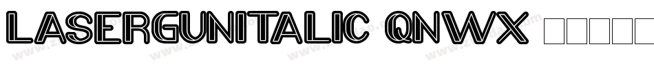 LaserGunItalic-qnWx字体转换