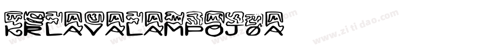 KrLavaLamp-oj0a字体转换