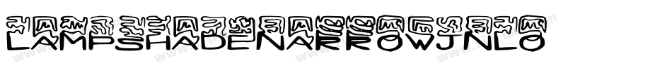 LampshadeNarrow-jnLO字体转换