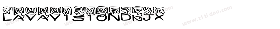 LavaVision-dKjx字体转换