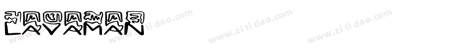 Lavaman字体转换