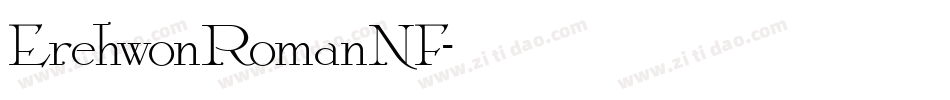 ErehwonRomanNF字体转换