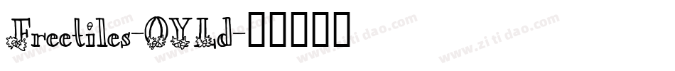 Freetiles-OYLd字体转换