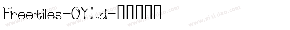 Freetiles-OYLd字体转换