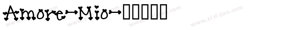 Amore-Mio字体转换